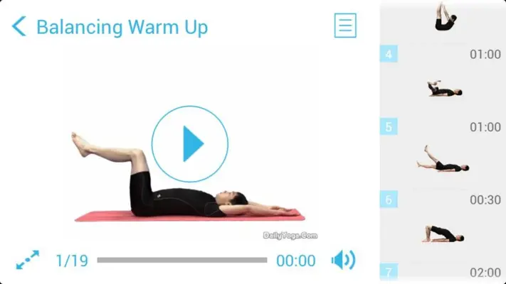 Daily Yoga for Abs android App screenshot 4